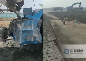 泵送（sòng）混凝土濕噴機施工視頻（pín）