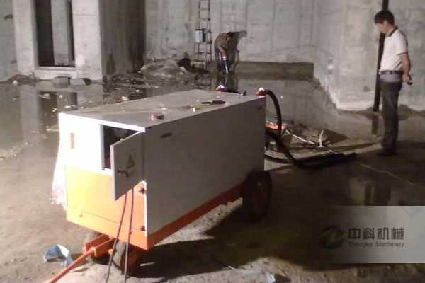 處理地基下（xià）沉注漿施（shī）工現（xiàn）場-0