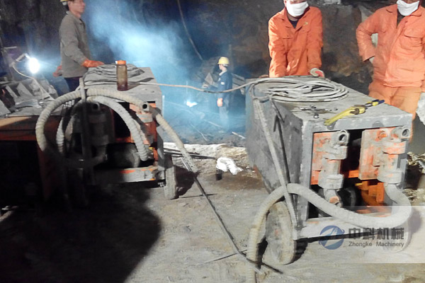 陝西寶雞隧道注漿機施工（gōng）-0