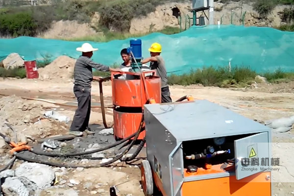 西寧基坑注漿ZKSY9090-125雙液注漿機+雙層攪拌機施（shī）工-0