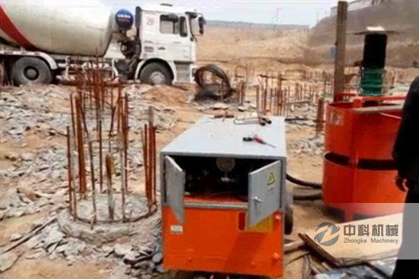 ZKSY90-125雙液注漿機+雙層攪拌機施（shī）工