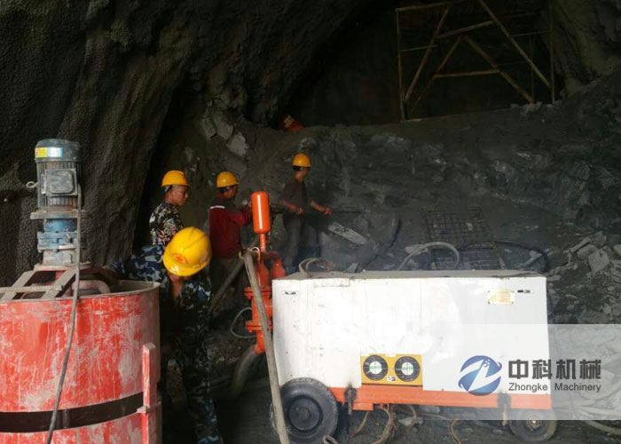 中鐵建大橋局商合杭高鐵隧道注漿施工（gōng）現場-0