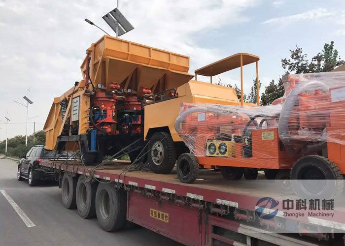 中交三公（gōng）司（sī）出口巴基斯坦項目（注漿機、噴漿機、自動上料噴漿車）-0