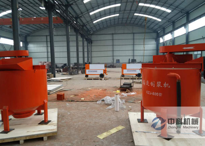 中交二航局出口巴基斯坦項目（雙液（yè）注漿機、高速（sù）製漿機）-2