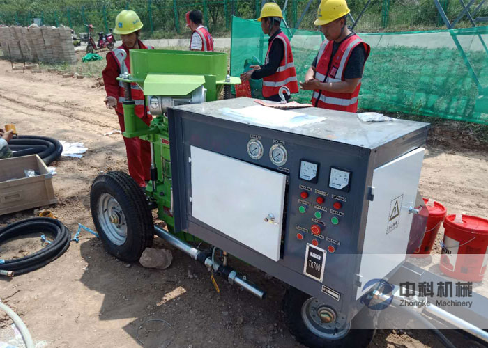 ZK700型混凝土濕（shī）噴機施工現場（chǎng）-0