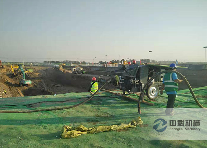 中鐵隧道局液壓濕噴機施工現場-0