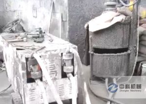 雙液注漿機、雙層攪拌機施工（gōng）現場