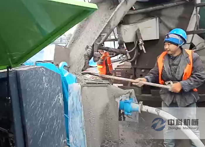 液壓(yā)泵送濕噴機施工視頻