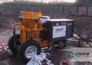 ZK700轉（zhuǎn）子式濕噴機施工視頻