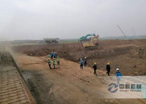 上海寶冶（yě）雄安（ān）新（xīn）區（qū）液壓濕噴機施工視頻（2）