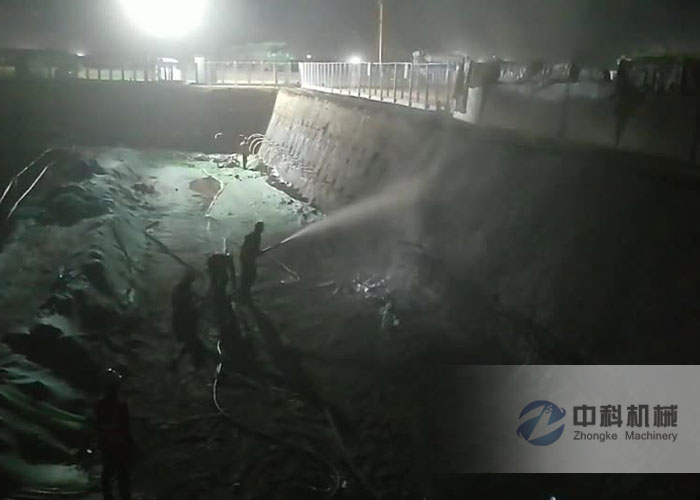 液壓式混凝（níng）土濕噴機施工視頻