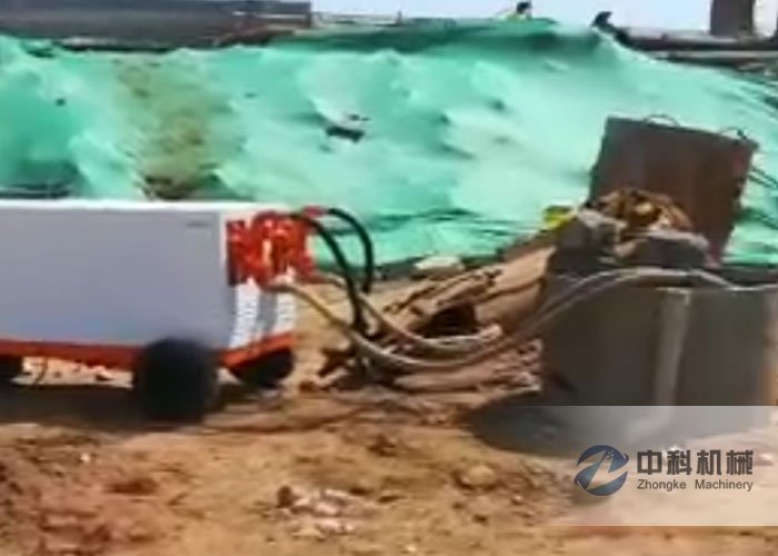 雙缸（gāng）雙液注漿機施工視頻