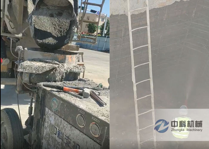 ZK700型混凝土（tǔ）濕噴機施工視頻