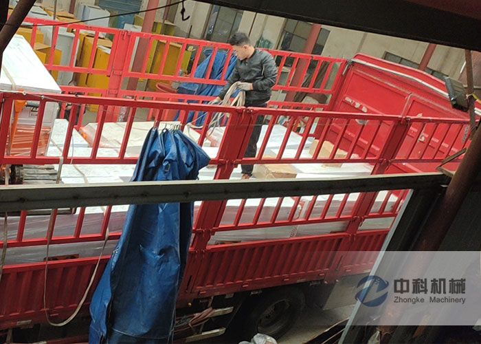 中鐵十一局ZKSY90-125雙液（yè）注漿機發貨（huò）現場