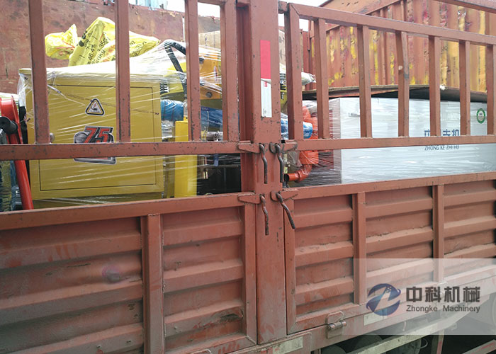 西寧雙液注漿機、PZ-6噴漿機發（fā）貨（huò）現場-0