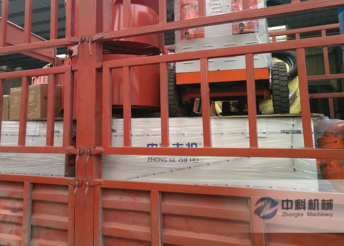 太原雙液注漿機、灰漿攪拌機發貨現場-0