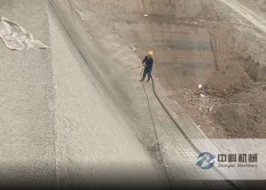 護（hù）坡（pō）混凝土濕噴機施工視頻