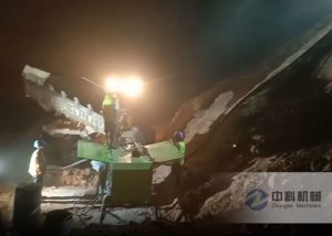 液（yè）壓泵送式砼濕噴機施工視頻