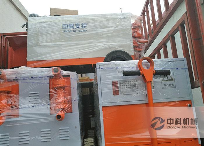廣(guǎng)州ZKSY90-125雙液注漿機發貨現場