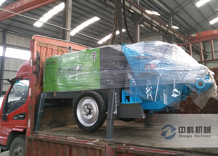 中鐵（tiě）二局液壓混凝（níng）土濕噴機發貨現場-0