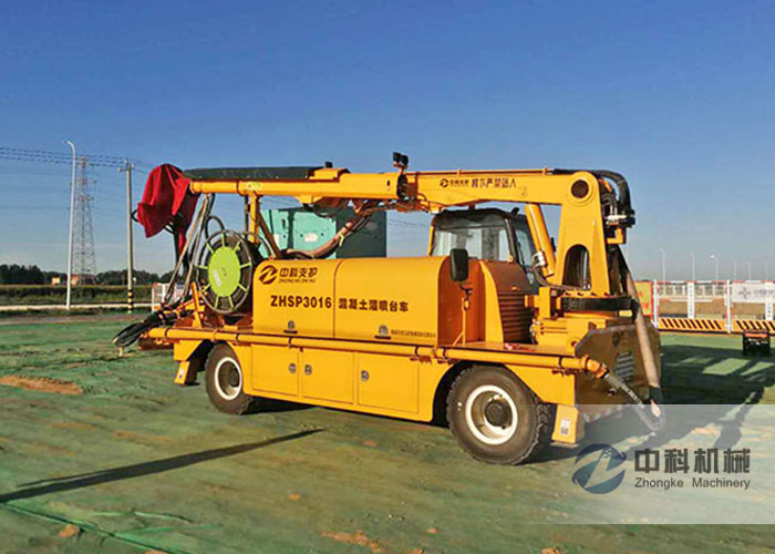 中交一（yī）公局混凝土濕噴台車施工現場-0