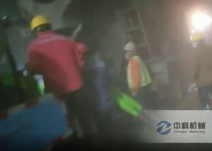 ZKHP20A車載混凝土濕噴台車隧道噴射混凝（níng）土施工視頻