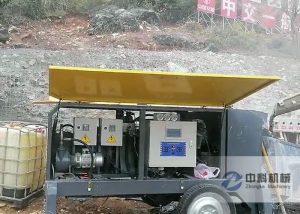 中交一（yī）航局雙噴頭液壓濕噴機施（shī）工視頻