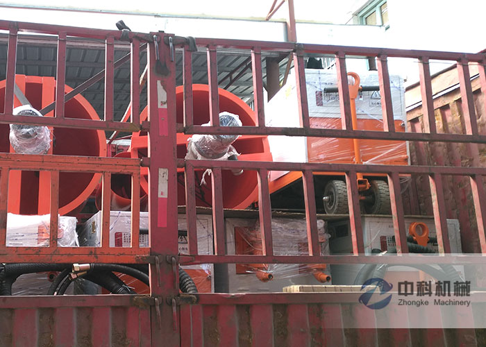 重慶雙液注漿機、灰漿攪拌機發貨現場-0