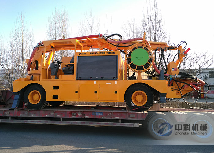 ZHSP3016混凝土濕噴台車（chē）發貨（huò）現場-0