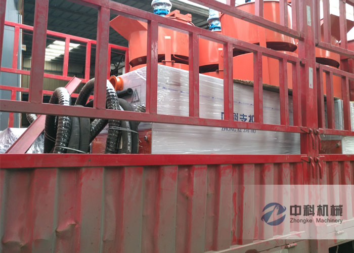 廈門雙液注漿機、灰漿攪拌機（jī）發貨現場-0