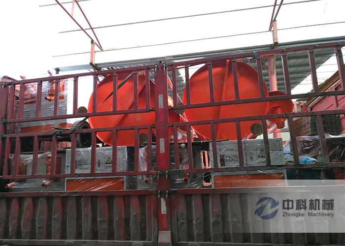 廈門雙液（yè）注漿機、PZ-7噴漿機、灰漿攪拌機發（fā）貨（huò）現（xiàn）場-0