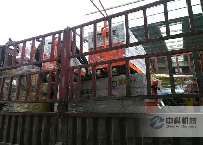 北京雙液注漿機、PZ-7噴漿機發貨現場-0