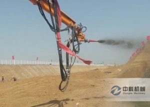 ZHSP3016工（gōng）程底（dǐ）盤（pán）混（hún）凝（níng）土濕噴（pēn）台車施工視頻