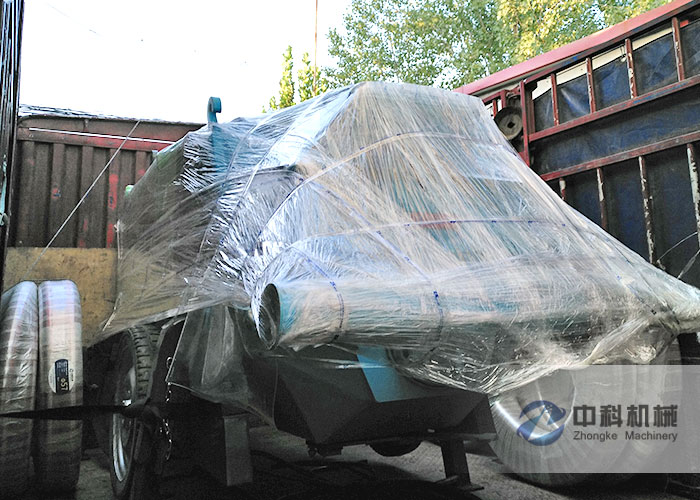 中鐵十一局液壓混凝土濕噴機發貨現場-0