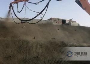 智能濕噴機械手（shǒu）施工視頻