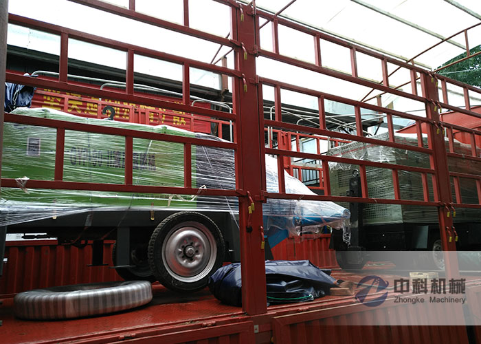 中鐵十七局液壓混凝土（tǔ）濕噴機、空壓機發貨現場-0