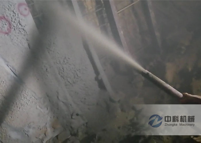 隧道用雙噴（pēn）頭混凝土濕噴機施工視（shì）頻