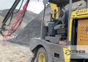 ZHSP3016工程混凝土（tǔ）濕噴台車施工視頻