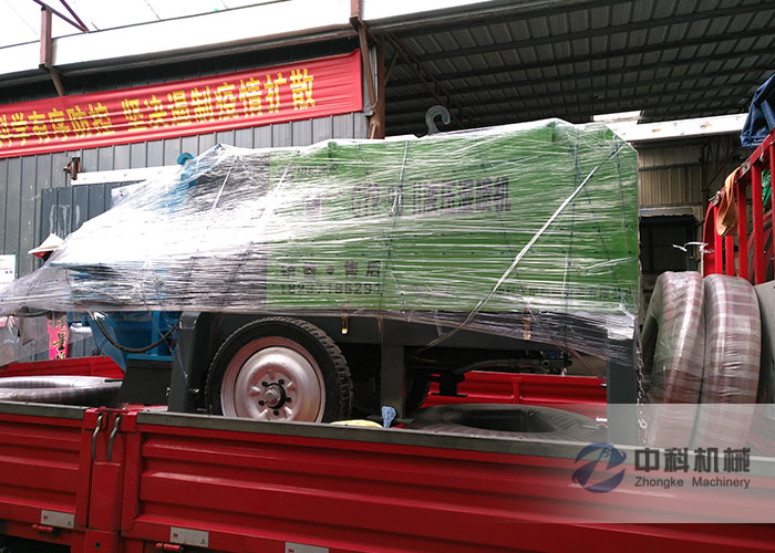 中鐵三局液（yè）壓（yā）混凝土濕噴機發（fā）貨現場（chǎng）-0