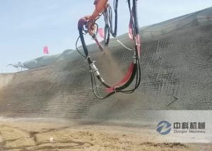 ZHSP3016工程底盤濕（shī）噴台車施工視頻