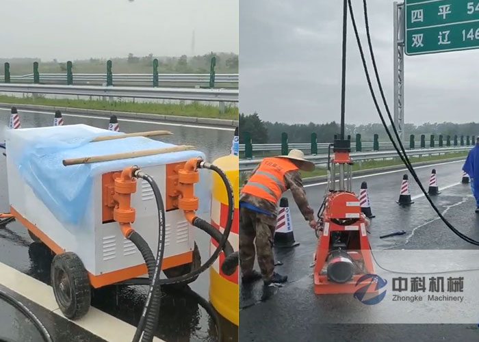 液壓（yā）雙液注漿機、注漿加固鑽（zuàn）機施工視（shì）頻