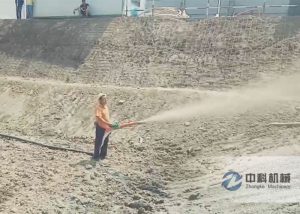 液壓混凝土濕噴（pēn）機基坑支（zhī）護施工視頻