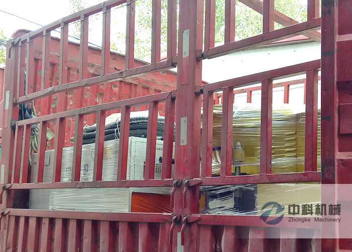 天津雙液注漿機、PZ-7混凝土噴漿機發（fā）貨現場-0