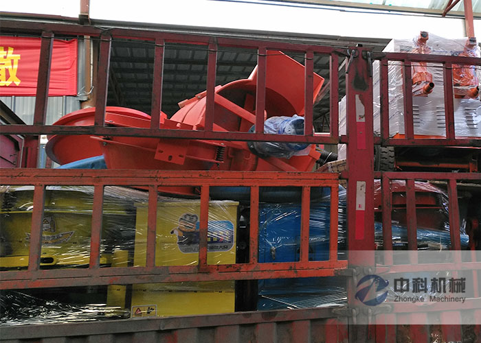 重慶雙液注漿機（jī）、PZ-6混凝土噴漿機、灰漿攪拌機發貨現場-0