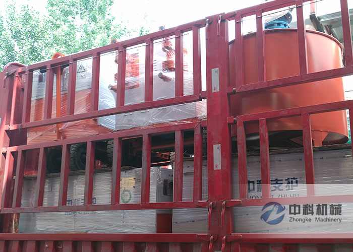 深圳雙液注漿（jiāng）機、灰漿攪拌機發貨現場-0