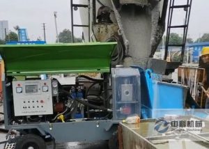 小型（xíng）液壓泵送式濕噴機施（shī）工視頻