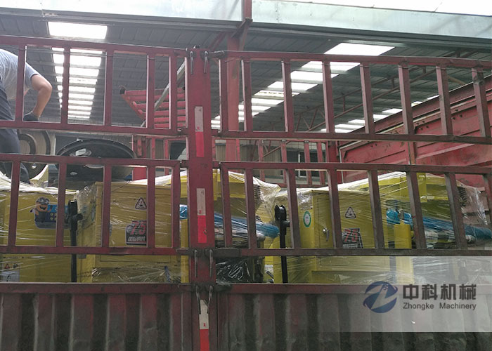 合肥PZ-6混凝土噴漿機發貨現場-0