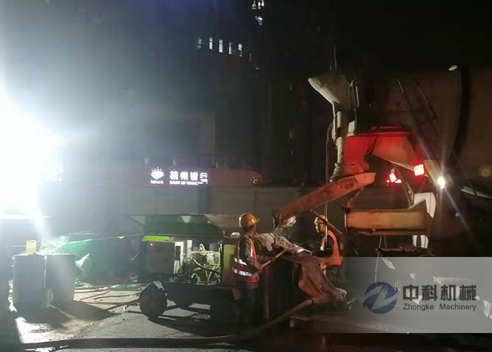 GYP-90MINI液壓濕噴（pēn）機施工視頻