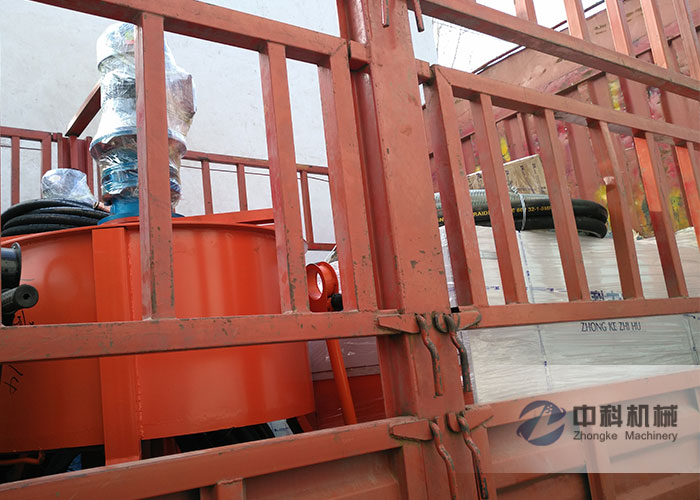 廈（xià）門雙液注漿機（jī）、灰漿攪拌機發貨現場-0