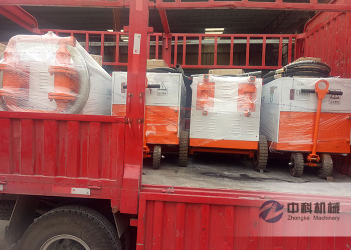 天津雙液注漿機、水泥砂漿注漿（jiāng）機發（fā）貨現場-0